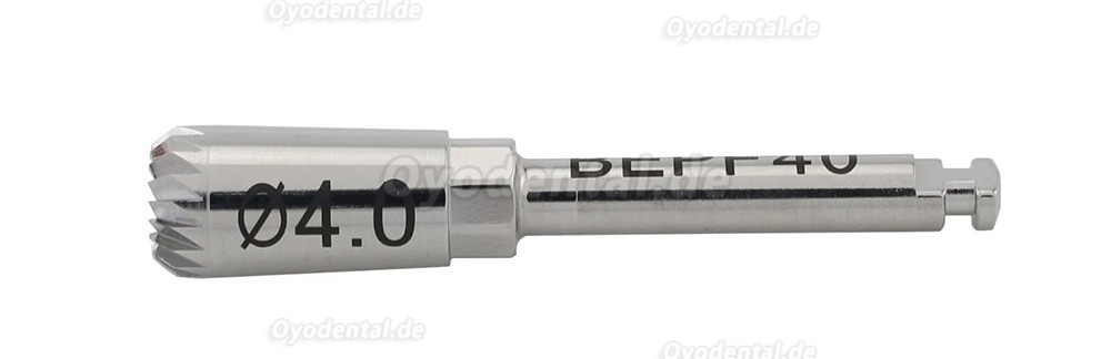 Dental ET Implantat Bone Profiler Set 4.0 4.5 5.0 5.5 6.0 mit F&uuml;hrungsschraube